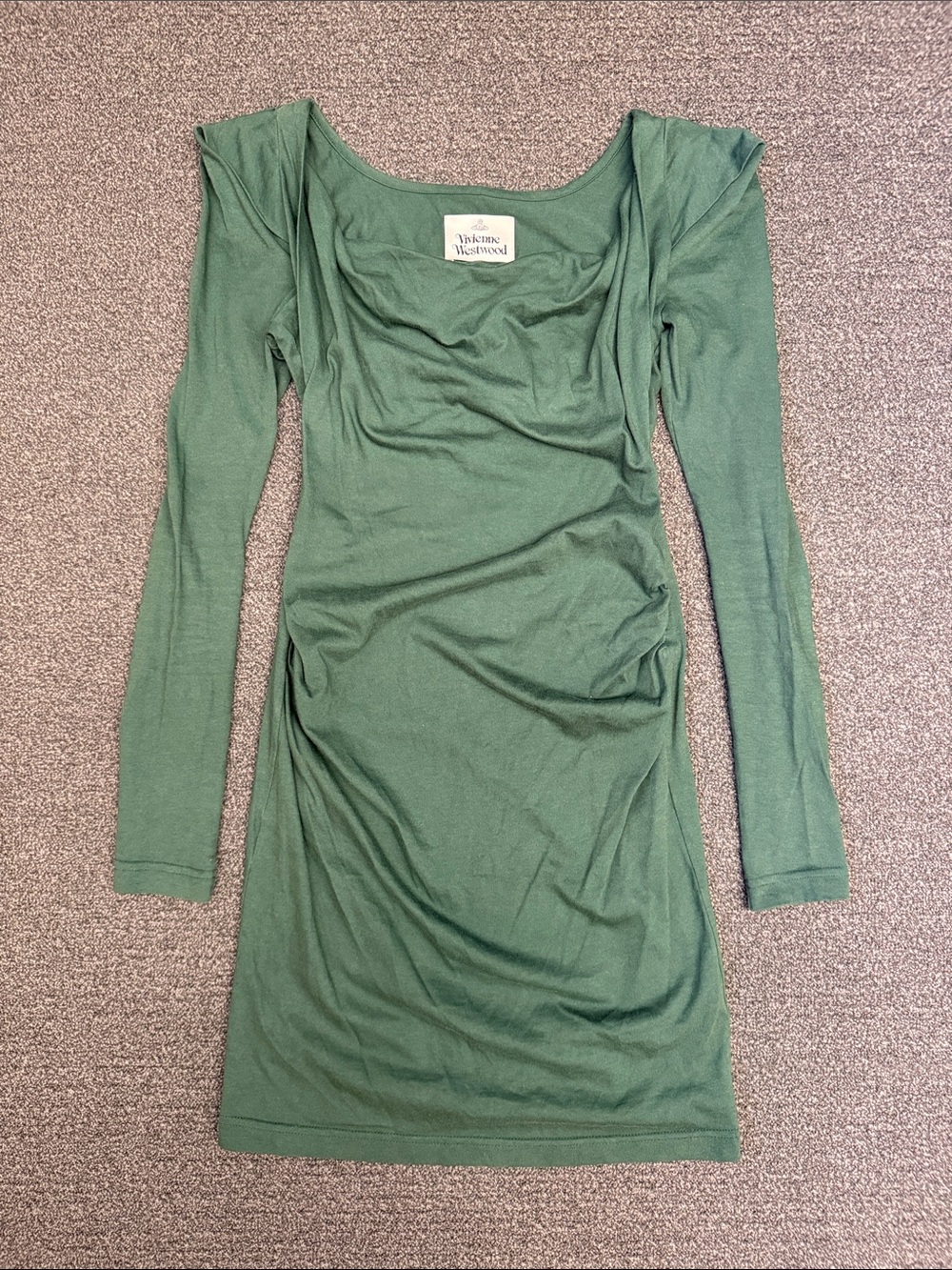 Vivienne Westwood Elizabeth Jersey Dress in Green